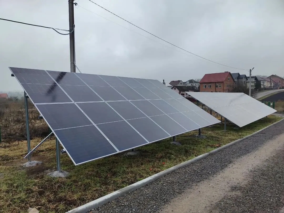 На очисних спорудах у Бучачі встановили сонячні панелі