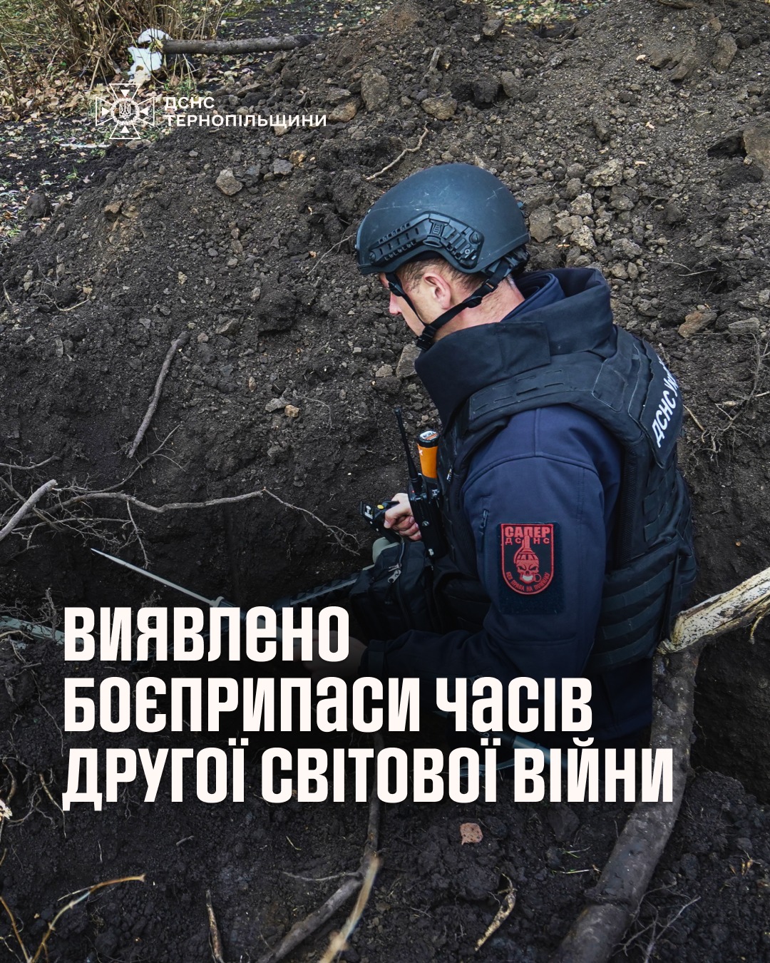 На Тернопільщині знайшли боєприпаси часів Другої світової, які досі можуть вибухнути (фото)