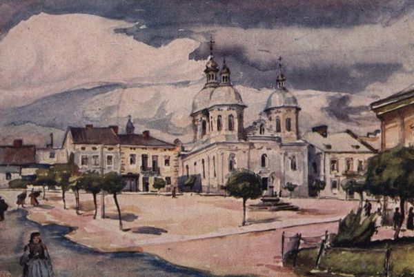 У Бережанах реставрують унікальний стінопис початку XX століття