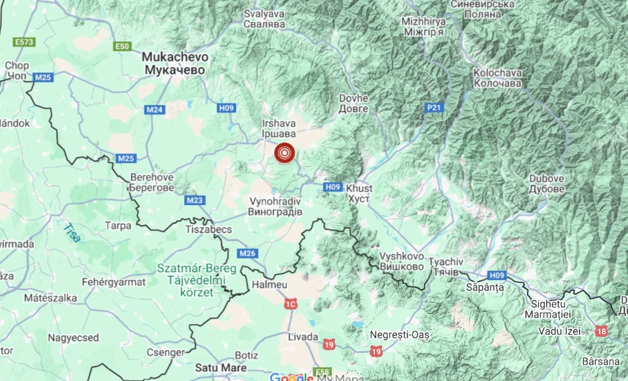 На Закарпатті зафіксували землетрус