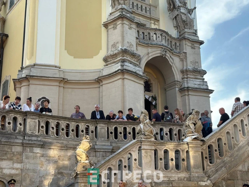 У Львові прощаються з Андрієм Парубієм у соборі Святого Юра