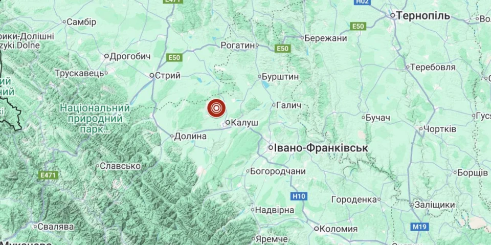 На Івано-Франківщині зафіксували землетрус